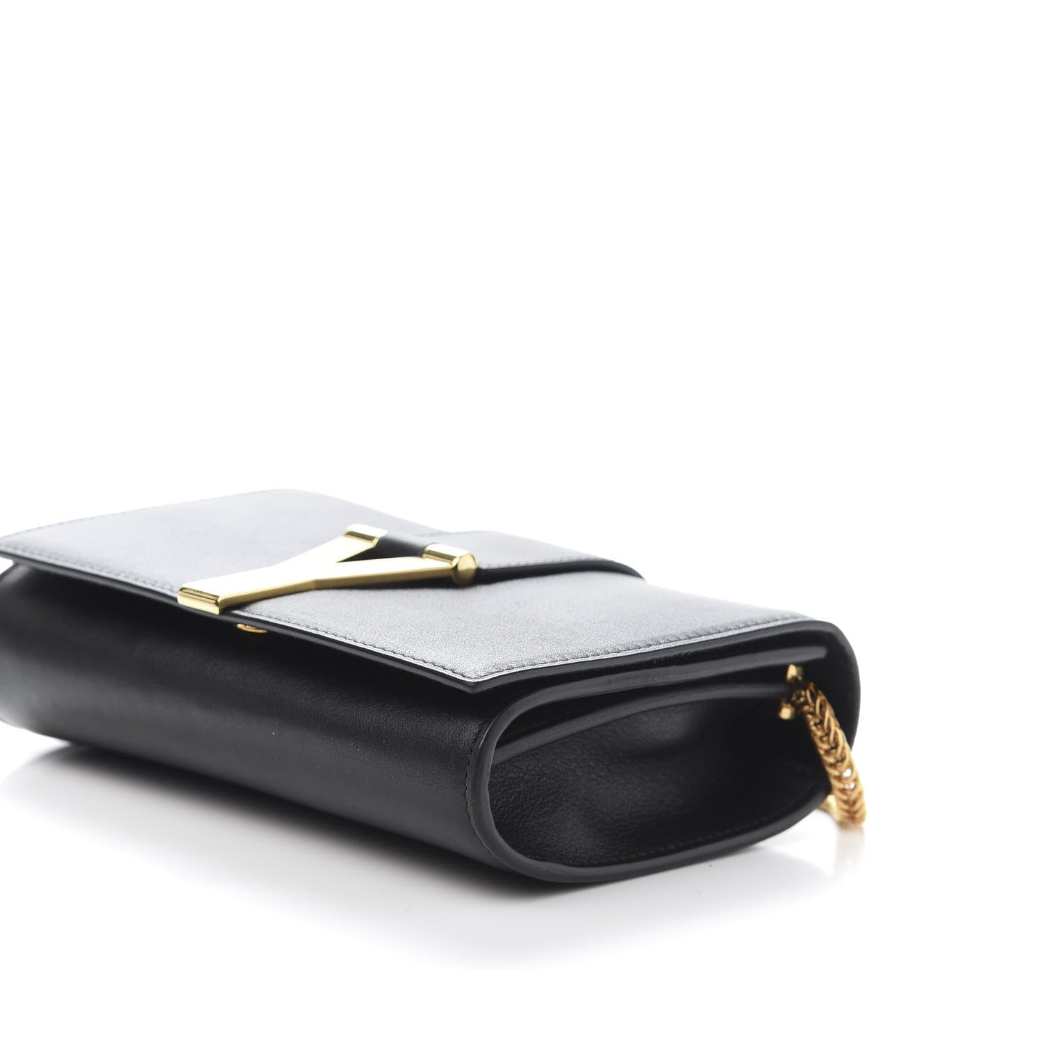 Saint Laurent Calfskin Small Classic Y Satchel Bag Black 10 of 11