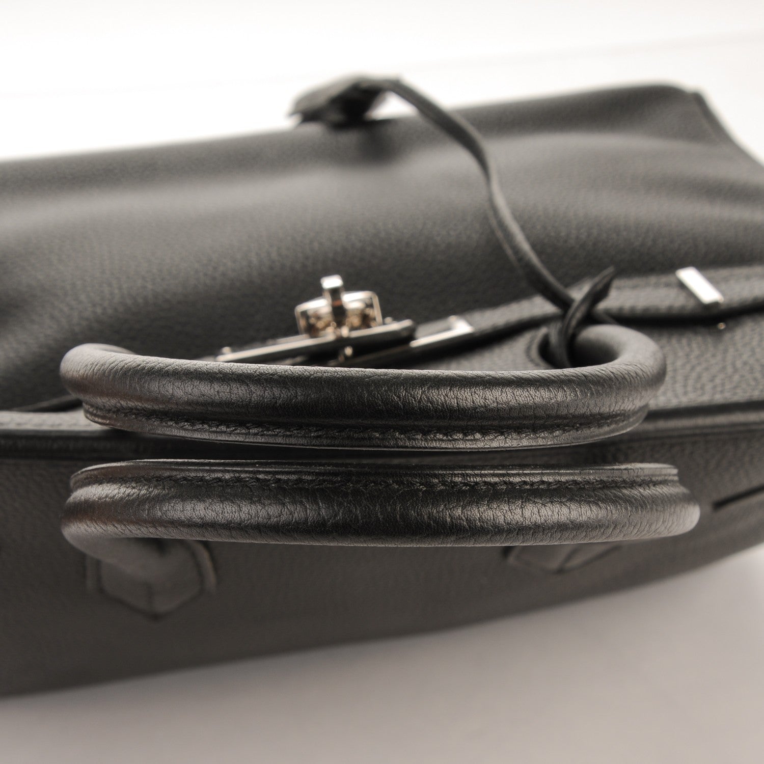 Hermes Taurillon Clemence Birkin 30 Black 10 of 28