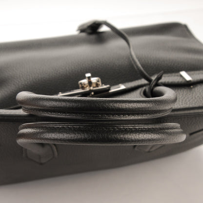 Hermes Taurillon Clemence Birkin 30 Black 10 of 28