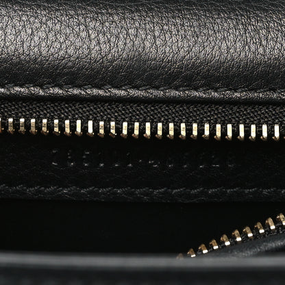 Gucci Roxy Calfskin Small Blondie Top Handle Shoulder Flap Bag Black 7 of 10