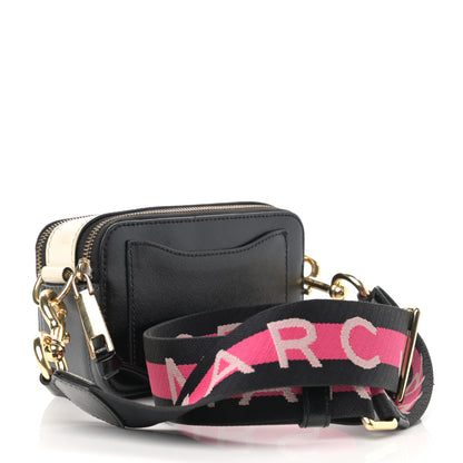 Marc Jacobs Saffiano Snapshot Camera Bag Black Grey 3 of 26