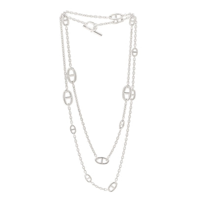 Hermes Sterling Silver Farandole Necklace 120 3 of 6