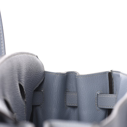 Hermes Togo Birkin 35 Bleu Lin 14 of 33