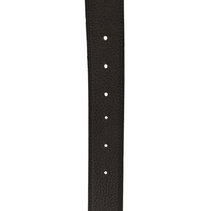 Hermes Box Togo 32mm Au Carre H Belt 90 36 Black Chocolate 3 of 7