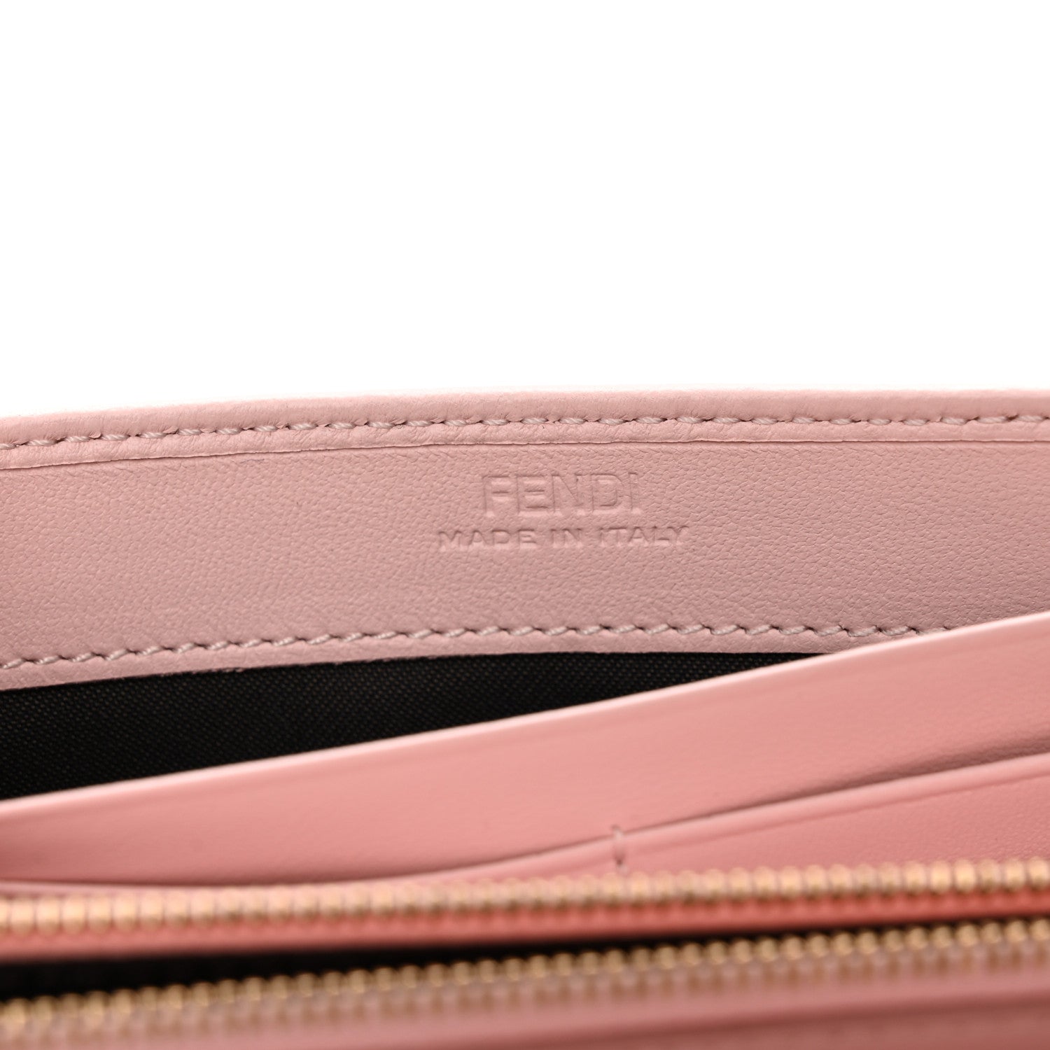 Fendi Nappa Matisse FF Embossed Continental Wallet Rosa Confetto 6 of 9