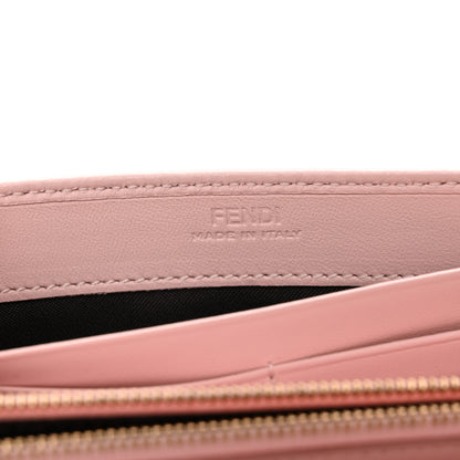 Fendi Nappa Matisse FF Embossed Continental Wallet Rosa Confetto 6 of 9