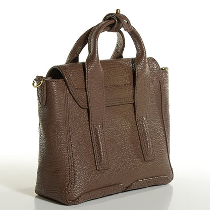 3.1 Phillip Lim 3.1 Textured Calfskin Mini Pashli Satchel Taupe 5 of 26