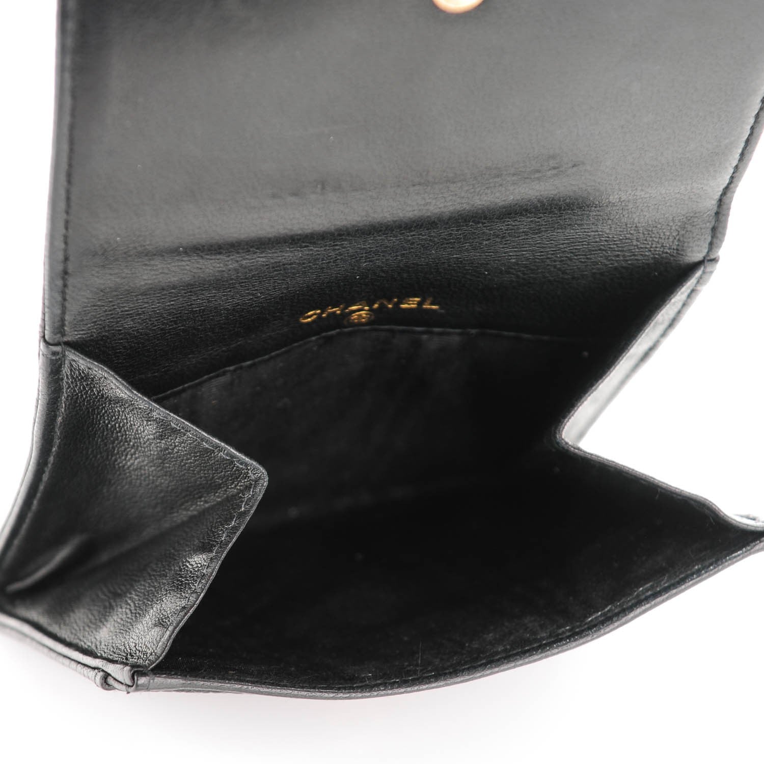 Chanel Caviar Timeless CC Card Holder Wallet Black 5 of 8