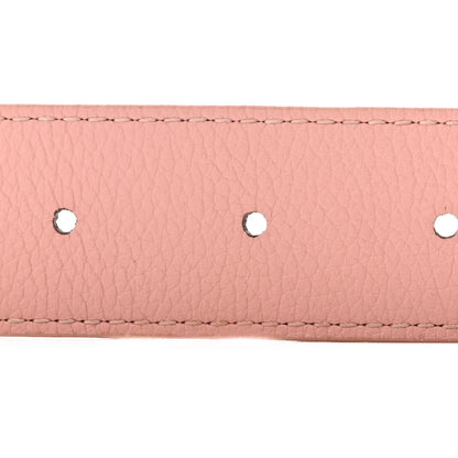 Louis Vuitton Calfskin Monogram 30mm LV Initiales Reversible Belt 80 32 Rose Ballerine 6 of 12
