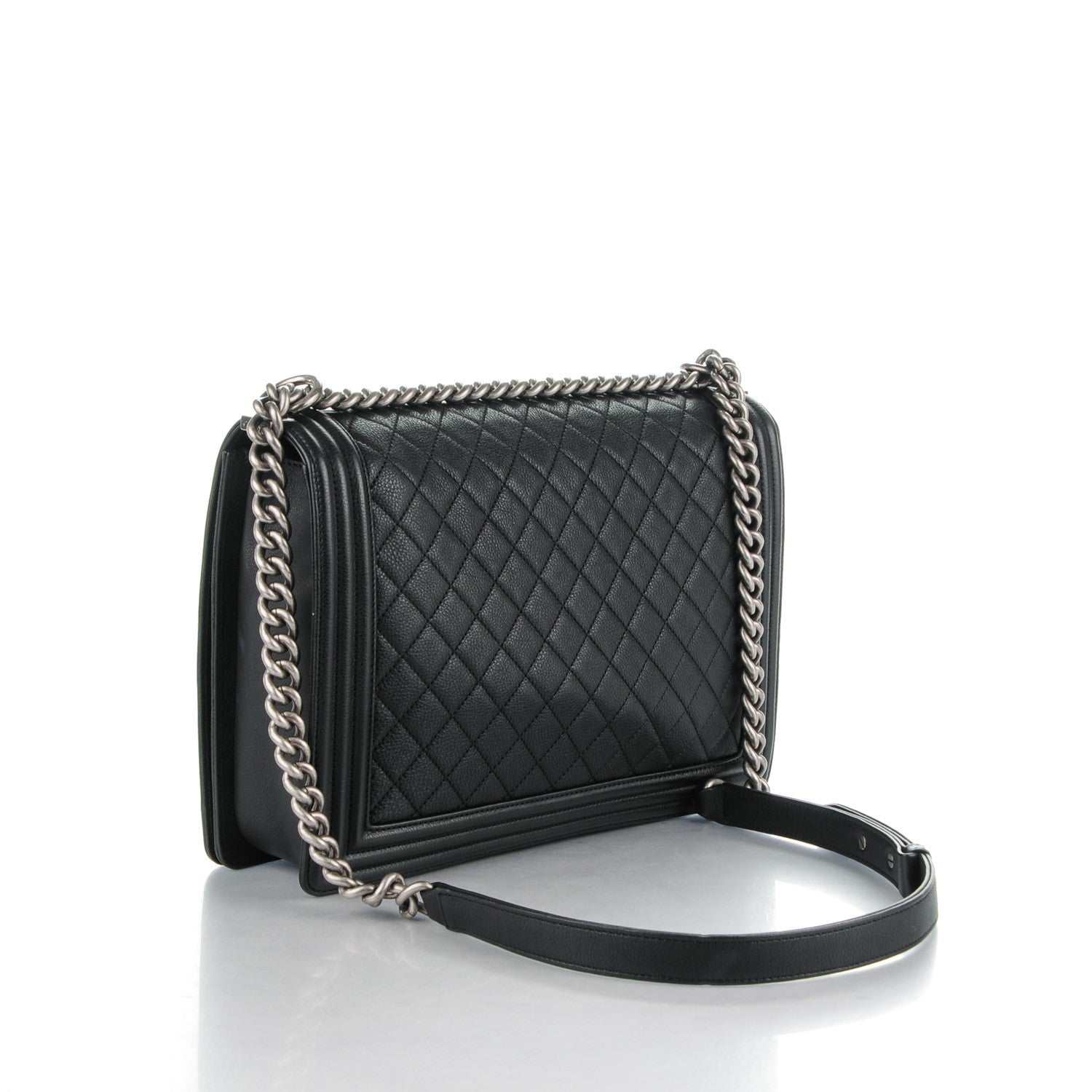 Chanel Calfskin Quilted Large Boy Flap Black 3 of 8