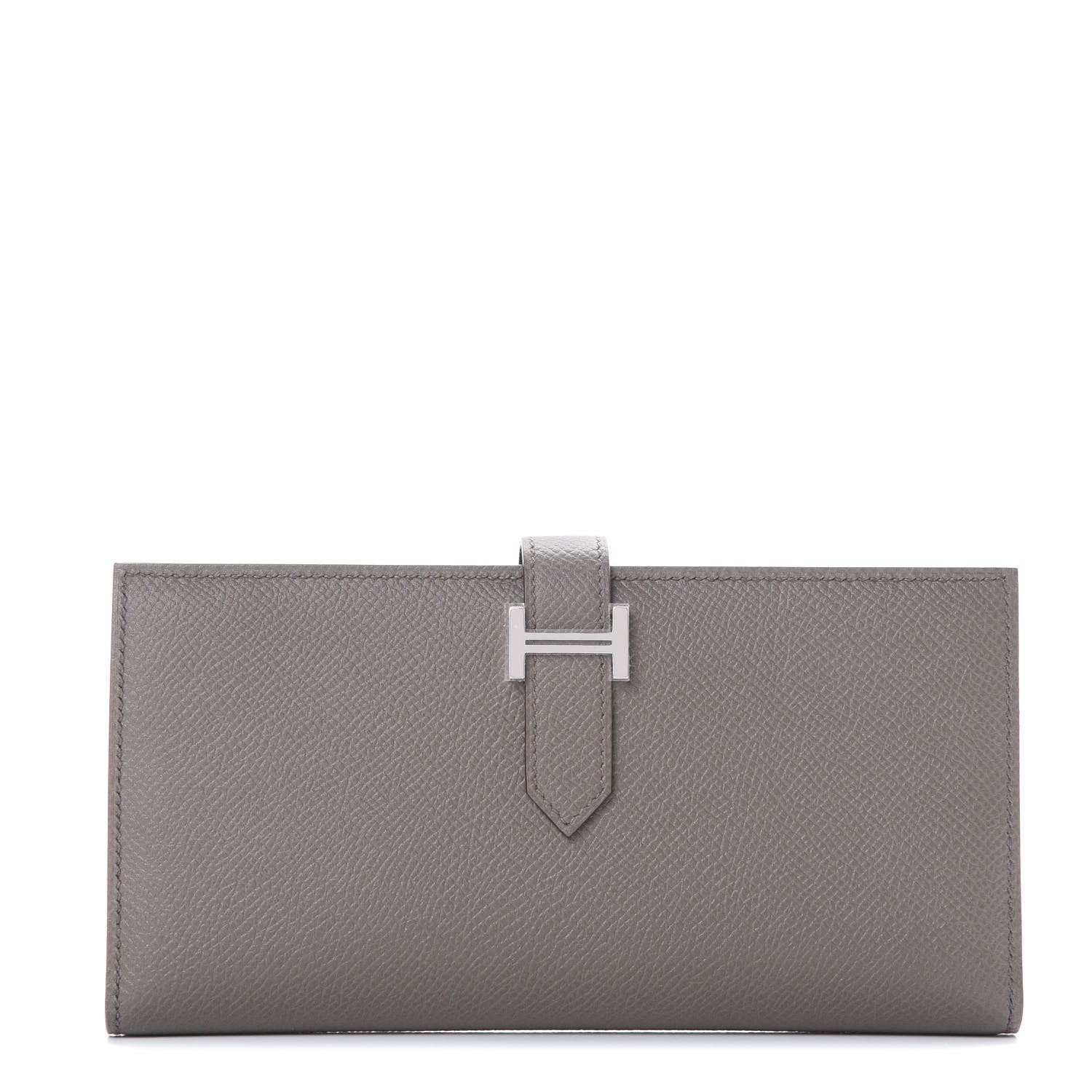 Hermes Epsom Bearn Gusset Wallet Etain 1 of 7