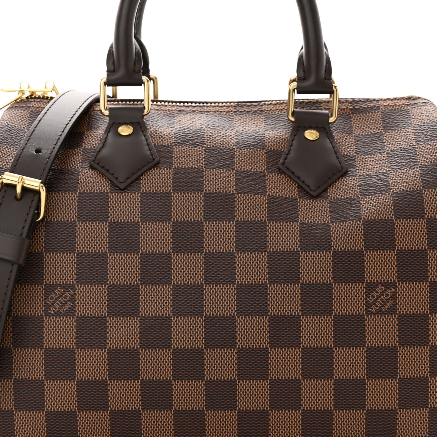 Damier Ebene Speedy Bandouliere 25