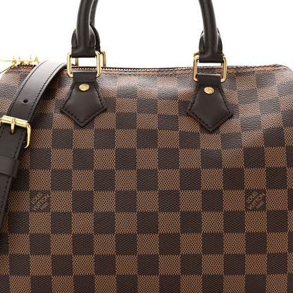 Louis Vuitton Damier Ebene Speedy Bandouliere 25 8 of 11