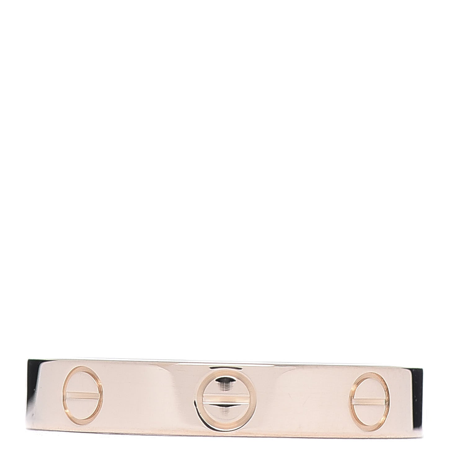Cartier 18K Pink Gold 3.5mm LOVE Wedding Band Ring 56 7.5 3 of 4