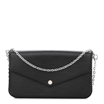 Louis Vuitton Epi Pochette Felicie Black 3 of 10