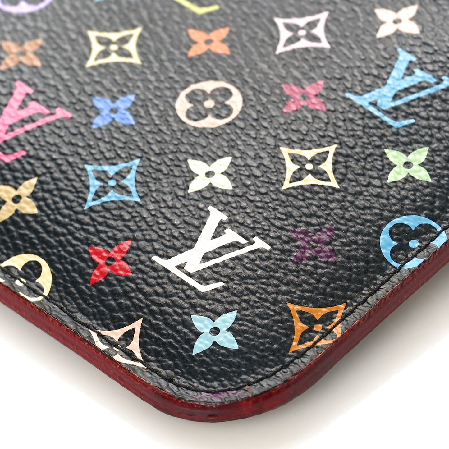 Monogram Multicolor Key Pouch Black Grenade