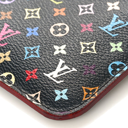 Louis Vuitton Monogram Multicolor Key Pouch Black Grenade 8 of 8