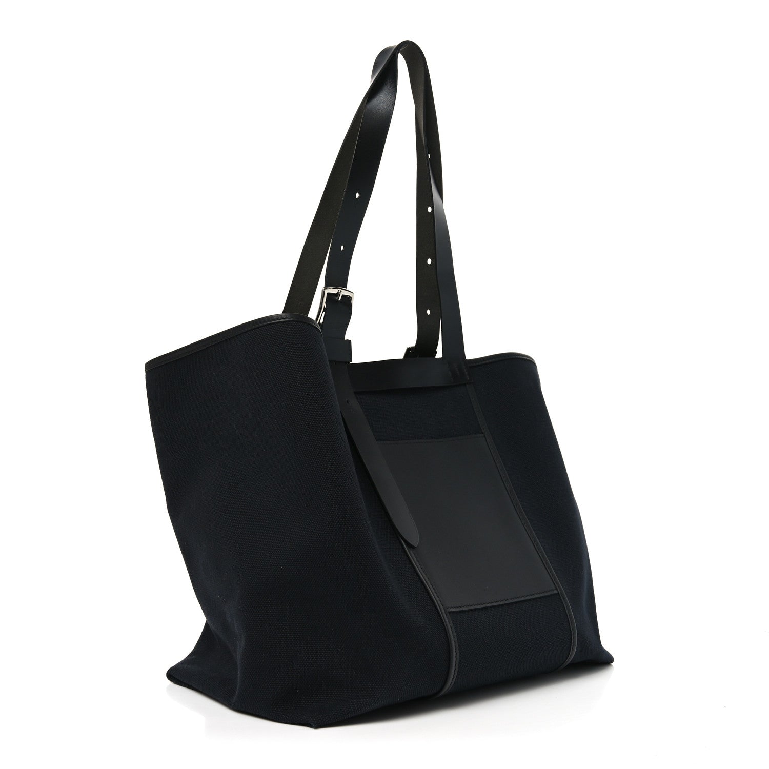 Hermes Toile Goeland Vache Hunter Swift Etriviere Pocket 35 Black 3 of 9