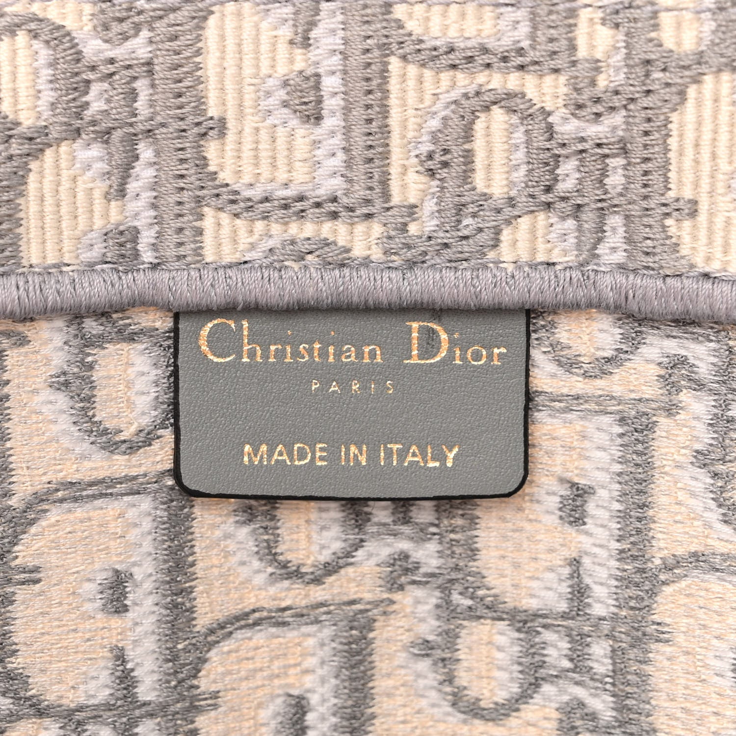 Christian Dior Oblique Medium Book Tote Grey 6 of 10