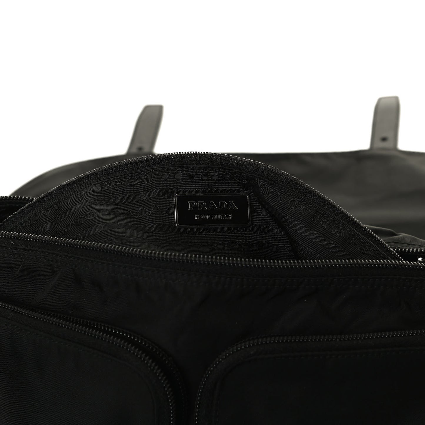 Nylon Vela Messenger Bag Black