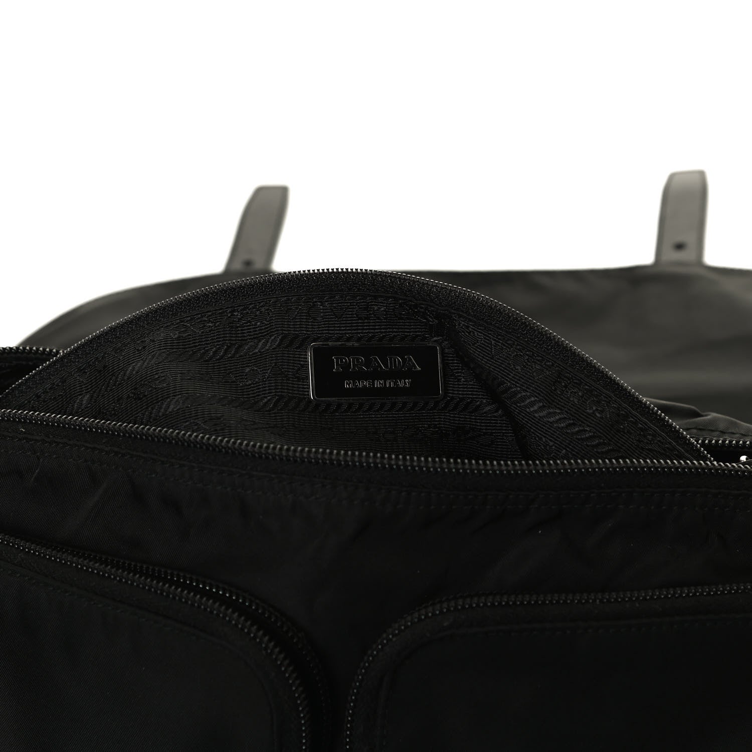 Prada Nylon Vela Messenger Bag Black 5 of 14