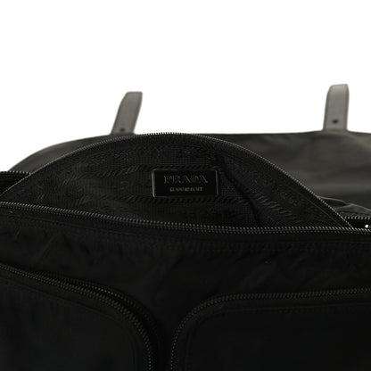 Prada Nylon Vela Messenger Bag Black 5 of 14