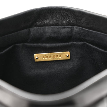 Miu Miu Nappa Matelasse Crossbody Clutch Black 6 of 11