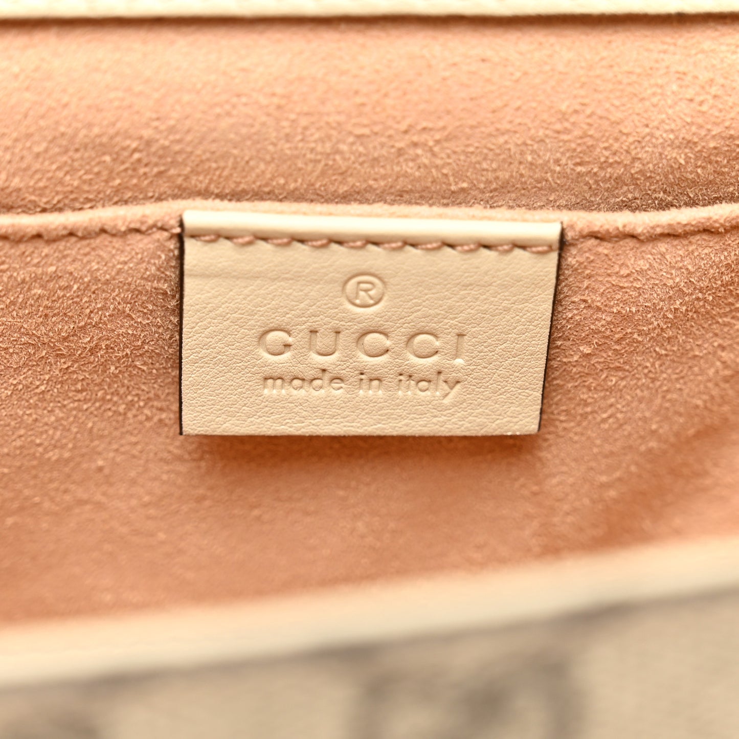 GG Supreme Monogram Calfskin Small Padlock Shoulder Bag Beige Mystic White Sun Oil