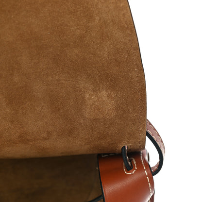 Loewe Calfskin Small Gate Crossbody Bag Rust 11 of 15