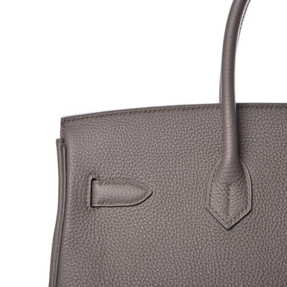 Hermes Togo Birkin 35 Etain 8 of 37