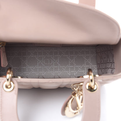 Christian Dior Lambskin Cannage Small Lucky Badges My Lady Dior Taupe 5 of 13