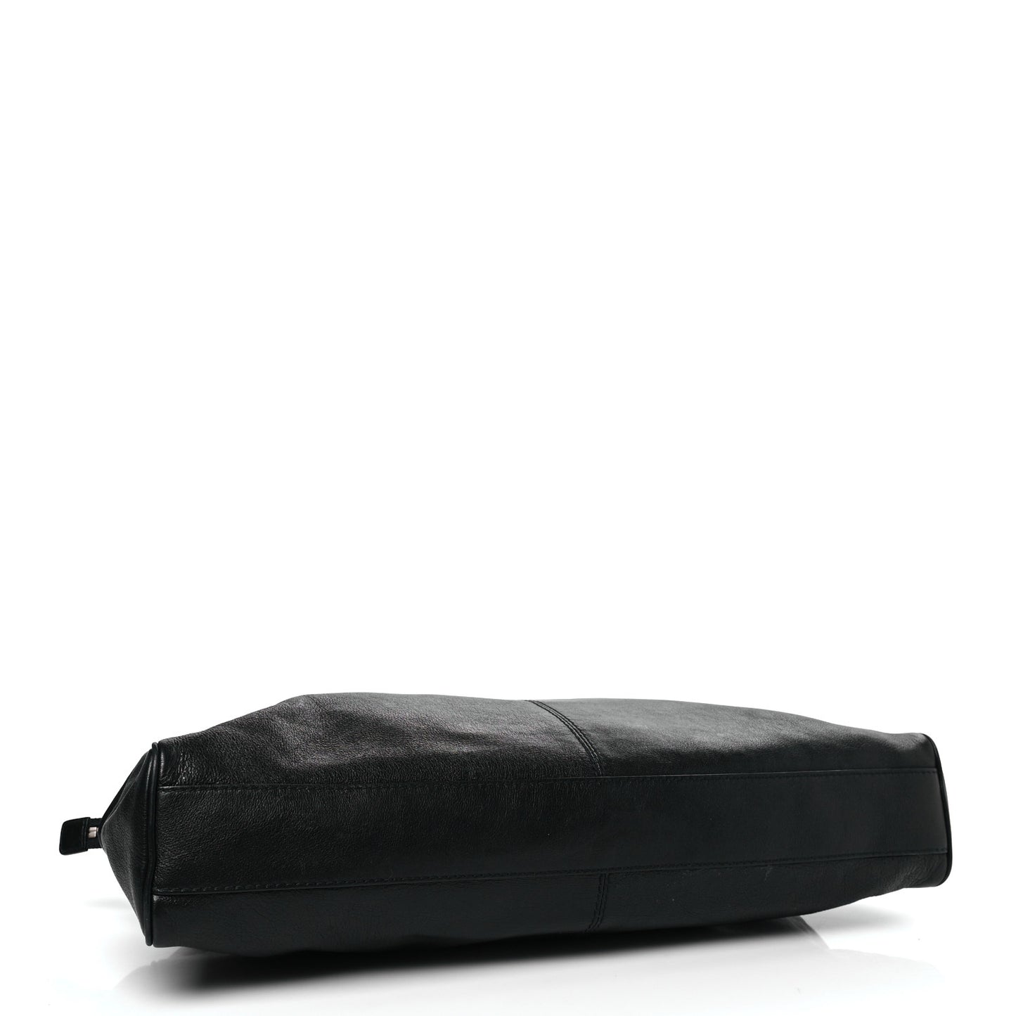 Calfskin Large Re(Belle) Top Handle Bag Black
