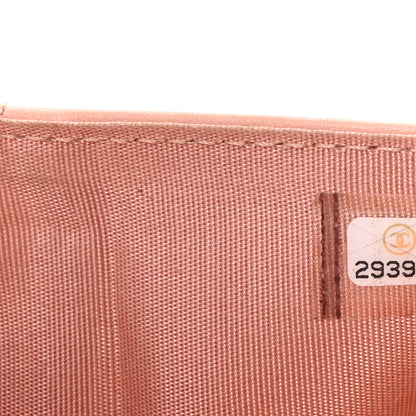Chanel Goatskin Quilted Chanel 19 Small Flap Wallet Pink 8 of 8