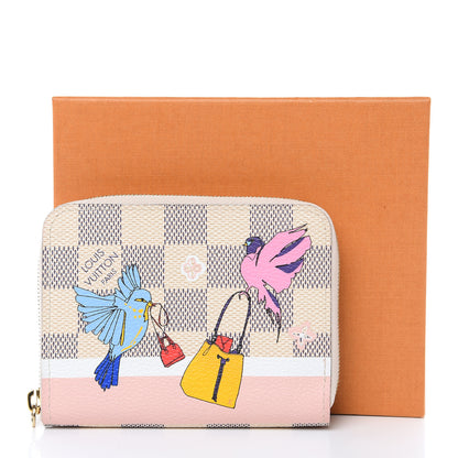Louis Vuitton Damier Azur 2018 Christmas Animation Zippy Coin Purse 8 of 8
