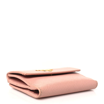 Prada Saffiano Tri-Fold Wallet Orchidea 4 of 8