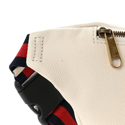 Gucci Grained Calfskin Logo Belt Bag White 12 of 12