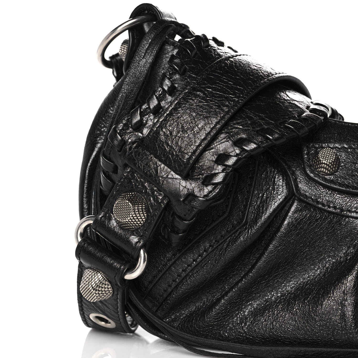 Balenciaga Agneau Arena Le Cagole Shoulder Bag XS Black 8 of 14