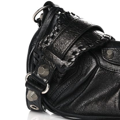 Balenciaga Agneau Arena Le Cagole Shoulder Bag XS Black 8 of 14