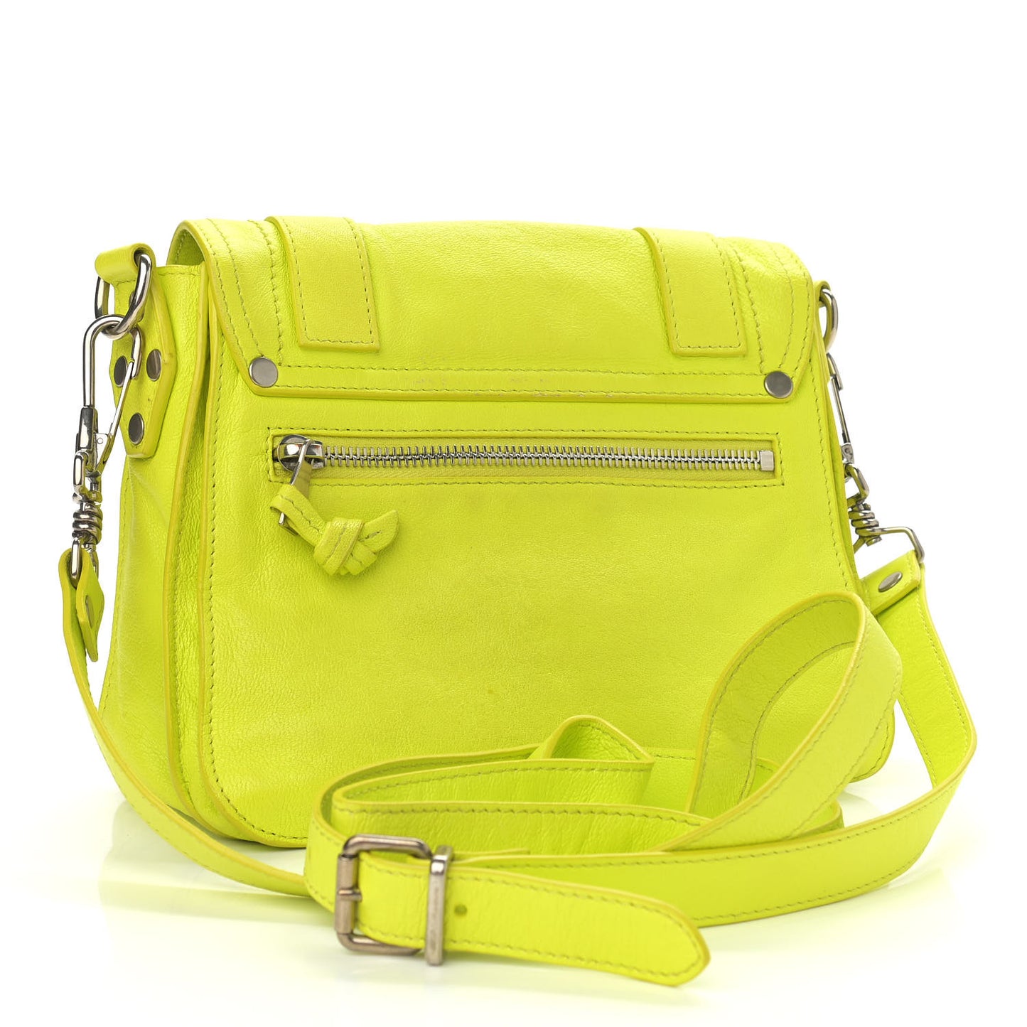 Lambskin PS1 Mini Pouch Messenger Sulfur