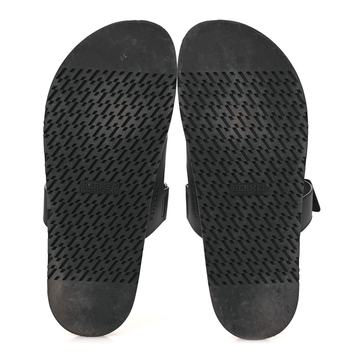 Calfskin Mens Chypre Sandals 44 Black