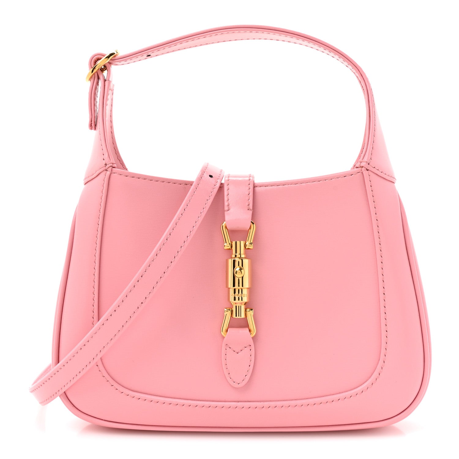 Gucci Boarded Dyana Lux Calfskin Mini Jackie 1961 Hobo Wild Rose 1 of 11