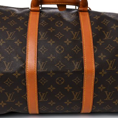 Louis Vuitton Monogram Keepall Bandouliere 50 21 of 37