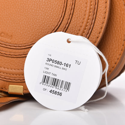 Chloe Calfskin Mini Marcie Round Crossbody Bag Light Tan 11 of 11
