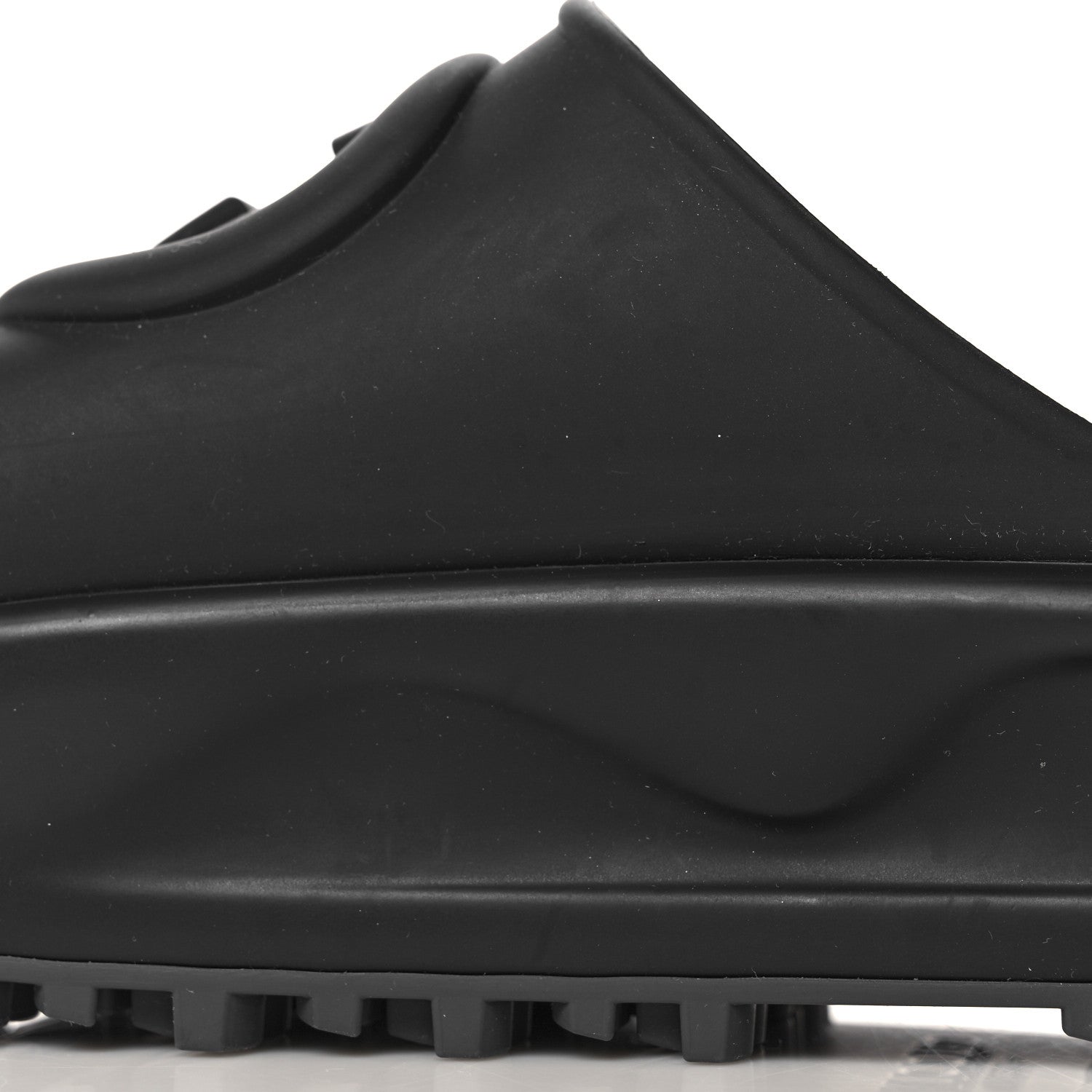 Gucci Soft Rubber Womens Interlocking G Platform 42mm Slide Sandals 39 Black 11 of 12
