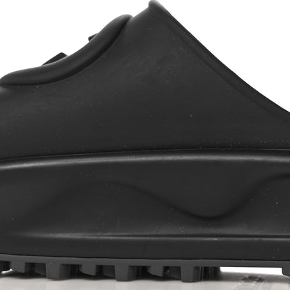 Gucci Soft Rubber Womens Interlocking G Platform 42mm Slide Sandals 39 Black 11 of 12