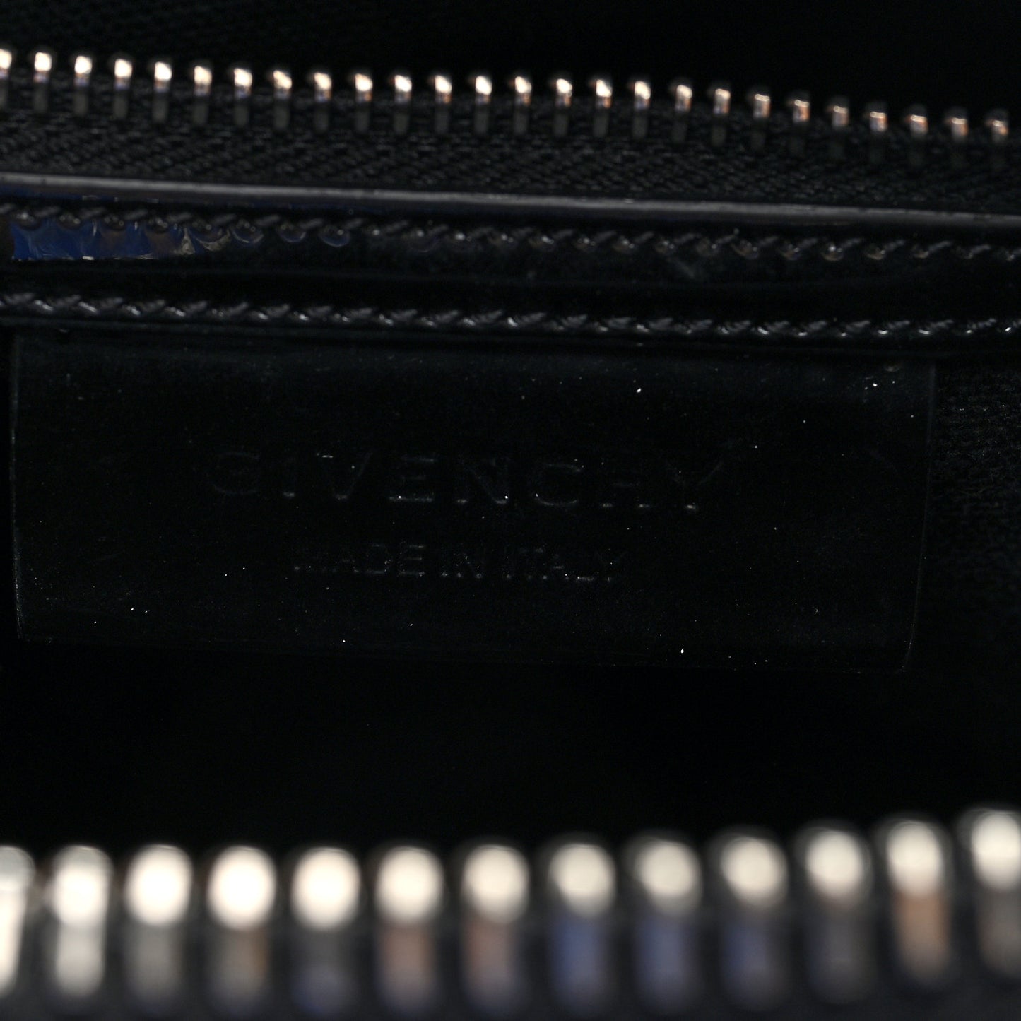 Patent Calfskin Mini Antigona Black Black