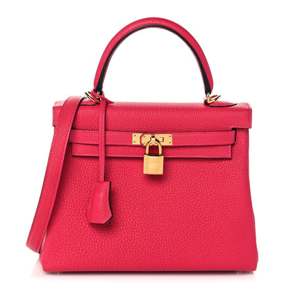 Hermes Togo Kelly Retourne 25 Framboise 1 of 8