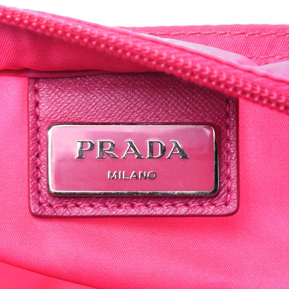 Prada Nylon Vela Flat Messenger Bag Fuxia 7 of 18