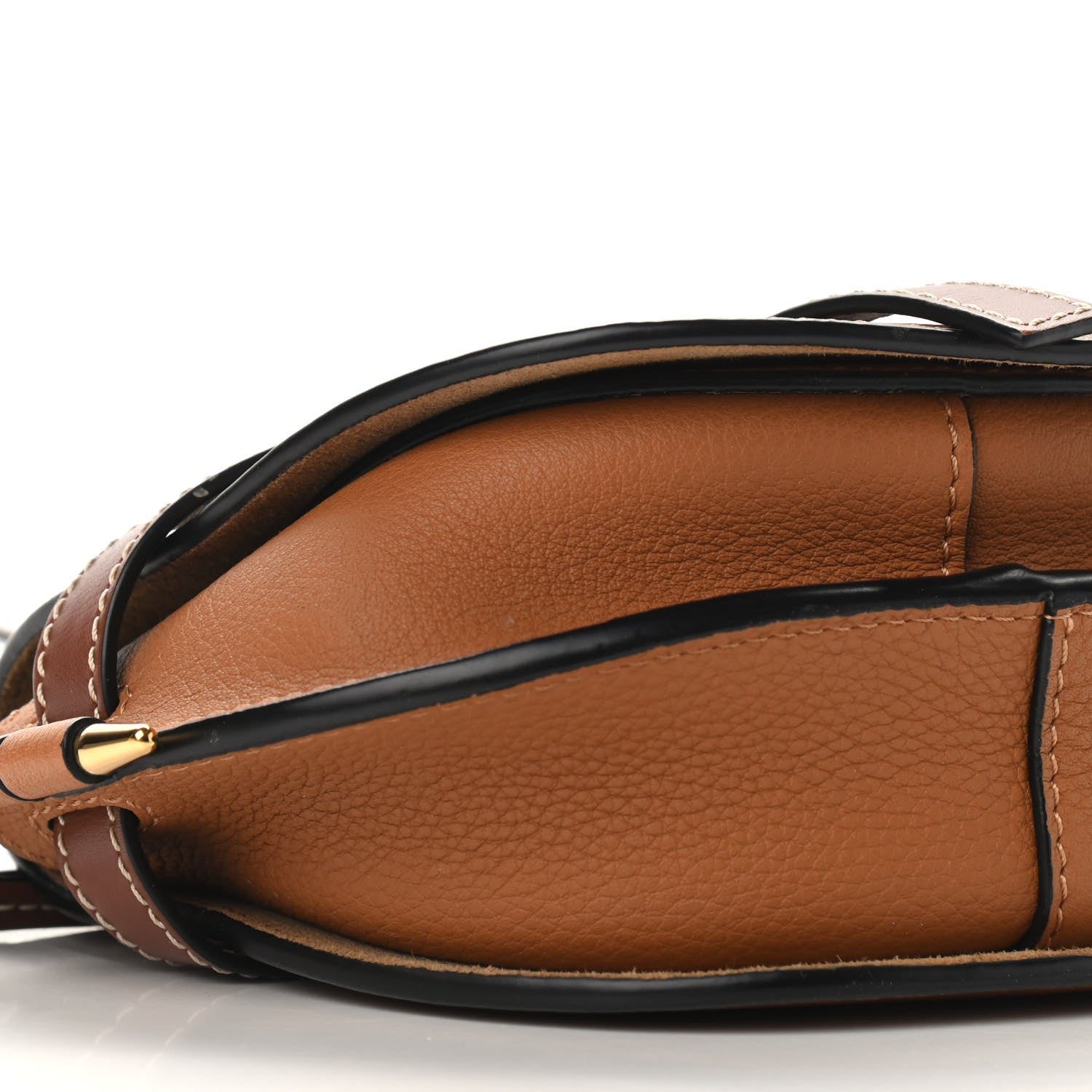 Loewe Grained Calfskin Mini Gate Crossbody Bag Caramel Pecan 8 of 10