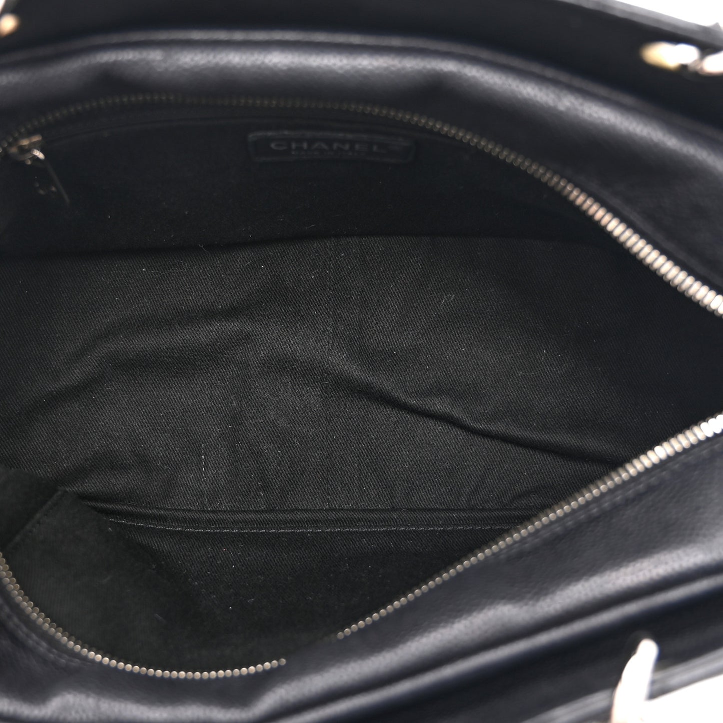Caviar Quilted Petit Timeless Tote PTT Black